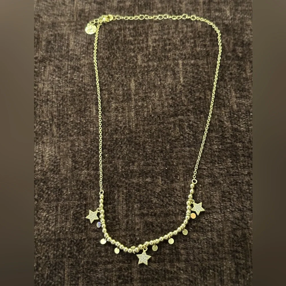 Girls necklace and bracelet‎ set. LMTS Beaded and crystal star design